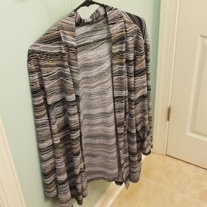 Lightweight polyester cardigan